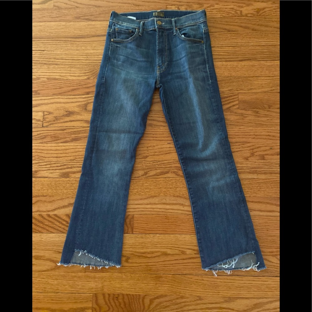 MOTHER DENIM Jean - Insider Crop Fray